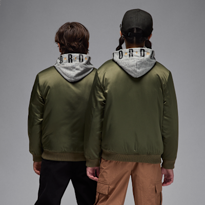 NIKE公式】ジョーダン ジュニア ビッグ ロゴ フーデッド ボンバー